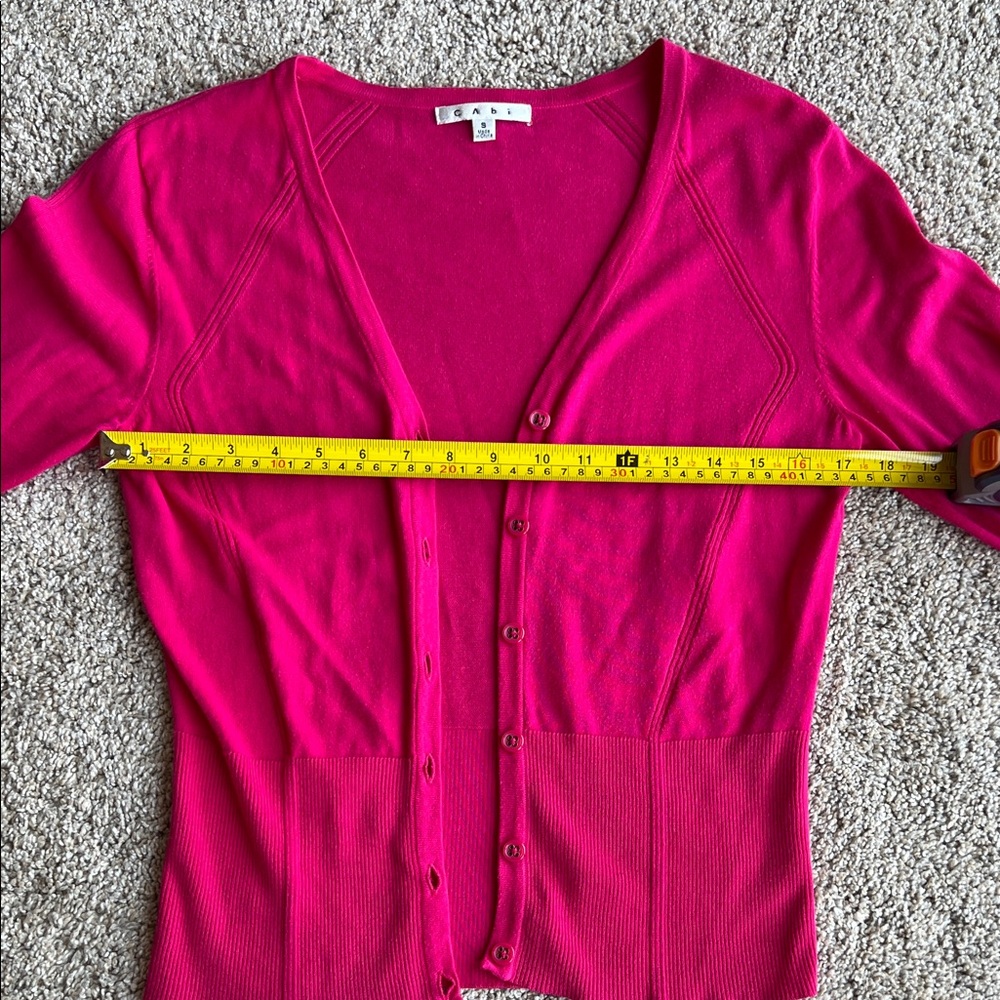 CAbi Pink Cardigan Sweater S VGUC - Picture 3 of 7
